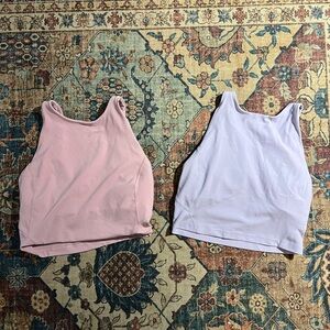 lululemon athletica Pink and Lavender Tops